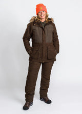 Pinewood Smaland Abisko 2.0 Lady Jacket, suede brown
