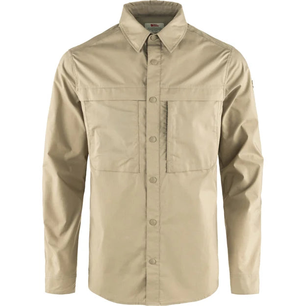 Fjällräven Abisko Trail Shirt LS M, fossil