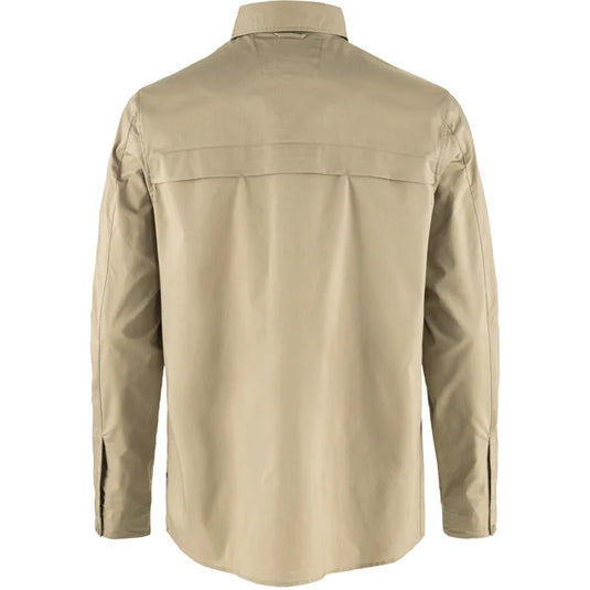 Fjällräven Abisko Trail Shirt LS M, fossil