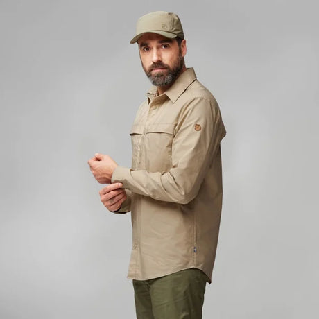 Fjällräven Abisko Trail Shirt LS M, fossil