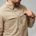 Fjällräven Abisko Trail Shirt LS M, fossil