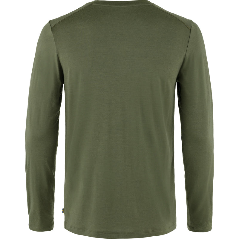 Afbeelding laden in Galerijviewer, Fjällräven Abisko Wool M, long sleeves, laurel green
