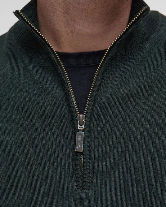 Barbour Gamlin Half Zip, olive