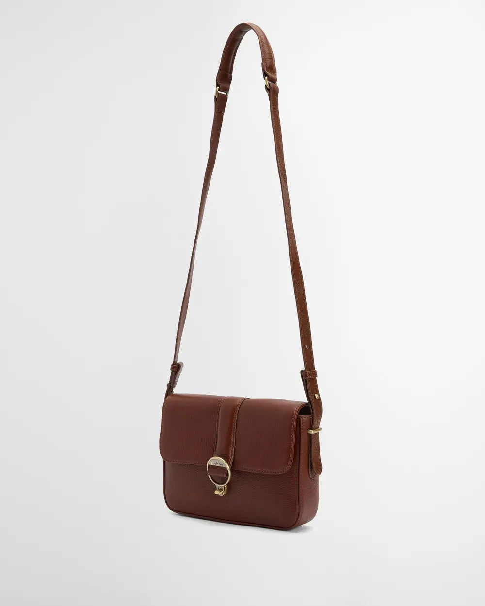 Barbour Rosa Leather Crossbody Bag, brown