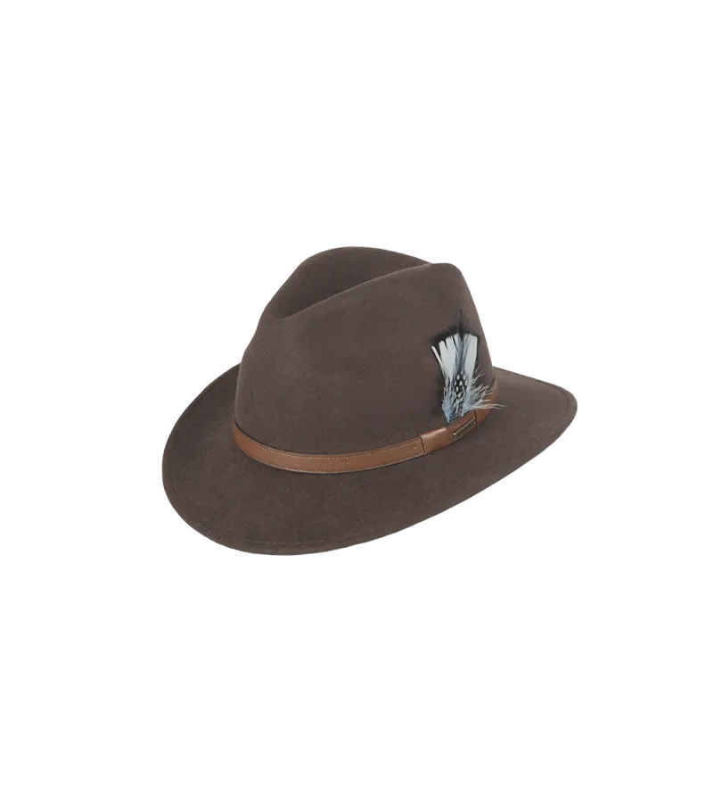 Hatland Albertis Hat,brown
