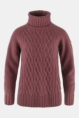 Fjällräven Övik Cable Knit Roller Neck W - Het Brabants Jachthuis
