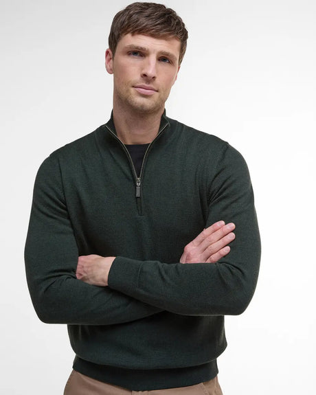Barbour Gamlin Half Zip, olive