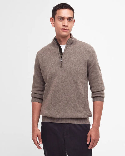 Barbour Holden Half Zip, military marl