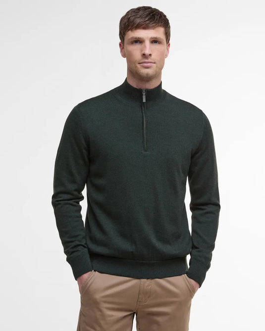 Barbour Gamlin Half Zip, olive