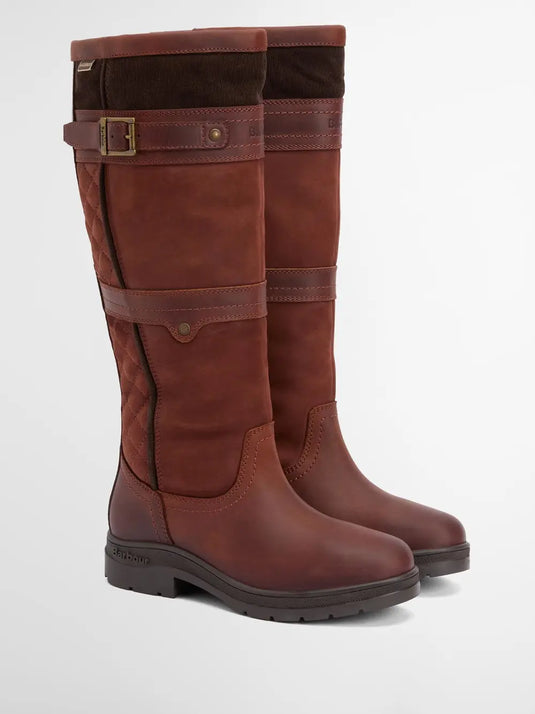 Barbour Beaconsfield Knee-High Boots, mahogony