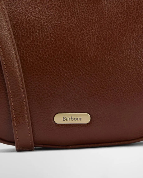 Barbour Sorrel Leather Sling Bag, brown