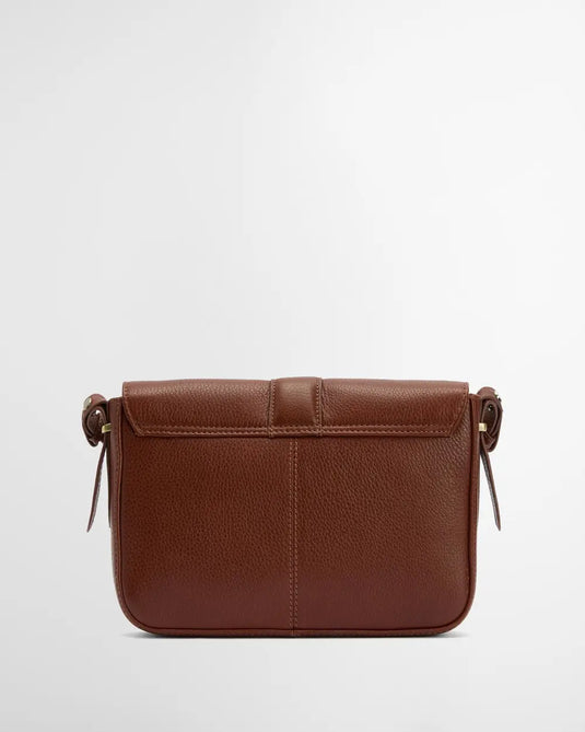 Barbour Rosa Leather Crossbody Bag, brown
