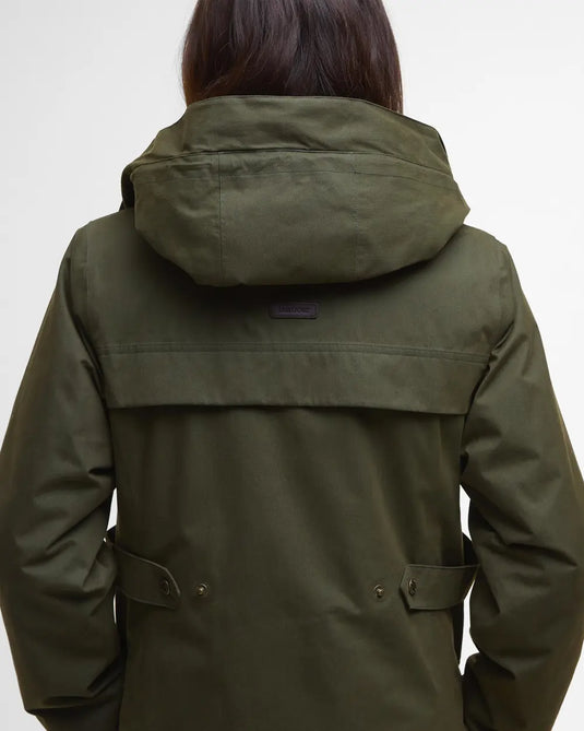Barbour Bamburgh Waterproof Jacket, classic olive