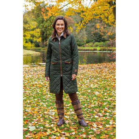Baleno Audrey, quilted jacket, dark green