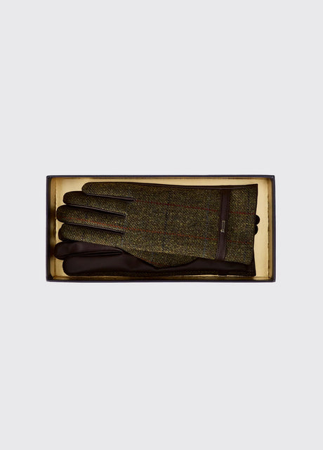 Dubarry Ballycastle, tweed leren handschoenen, thornwood
