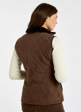 Dubarry Ballyhale Dames Suède Gilet, walnut