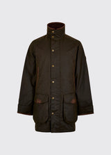 Dubarry Ballylee, waxkatoenen heren jas, olive