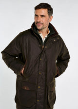 Dubarry Ballylee, waxkatoenen heren jas, olive
