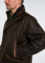 Dubarry Ballylee, waxkatoenen heren jas, olive