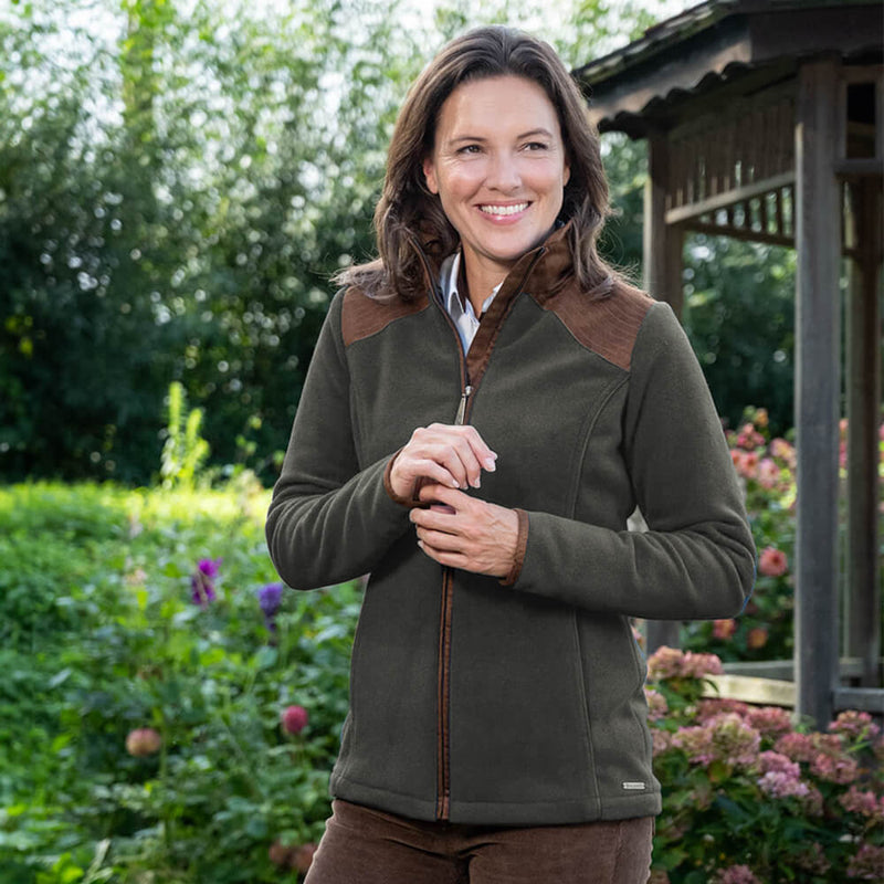 Afbeelding laden in Galerijviewer, Baleno Sutton, fleece jacket, moss green
