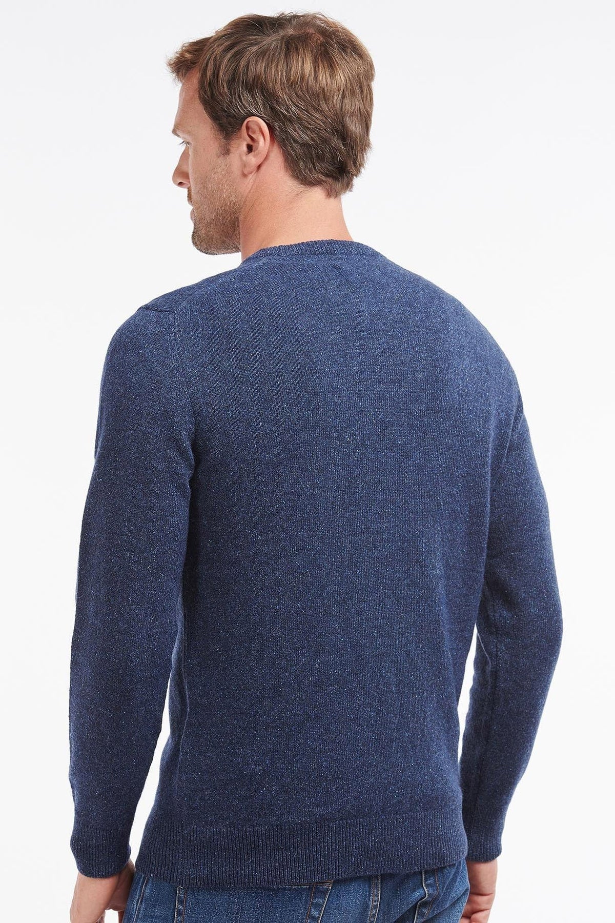 Barbour Tisbury Crew Neck Jumper, deep blue