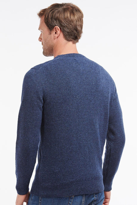 Barbour Tisbury Crew Neck Jumper, deep blue