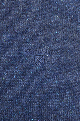 Barbour Tisbury Crew Neck Jumper, deep blue