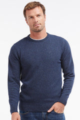 Barbour Tisbury Crew Neck Jumper, deep blue