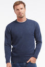 Barbour Tisbury Crew Neck Jumper, deep blue