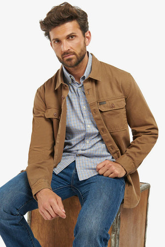 Barbour Rydale Overshirt, dark sand