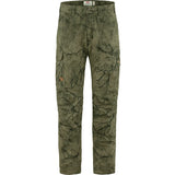 Fjällräven Barents Pro Hydratic Trousers M, green camo/deep forest