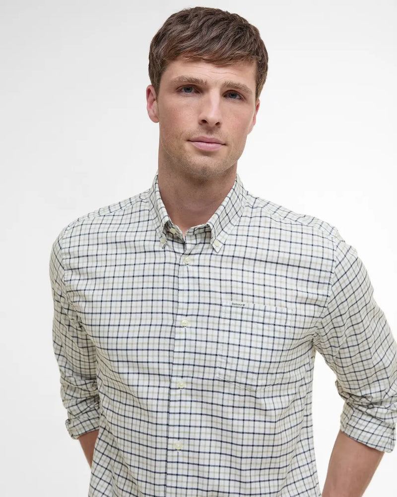 Afbeelding laden in Galerijviewer, Barbour Preston Regular Tattersall Shirt, olive
