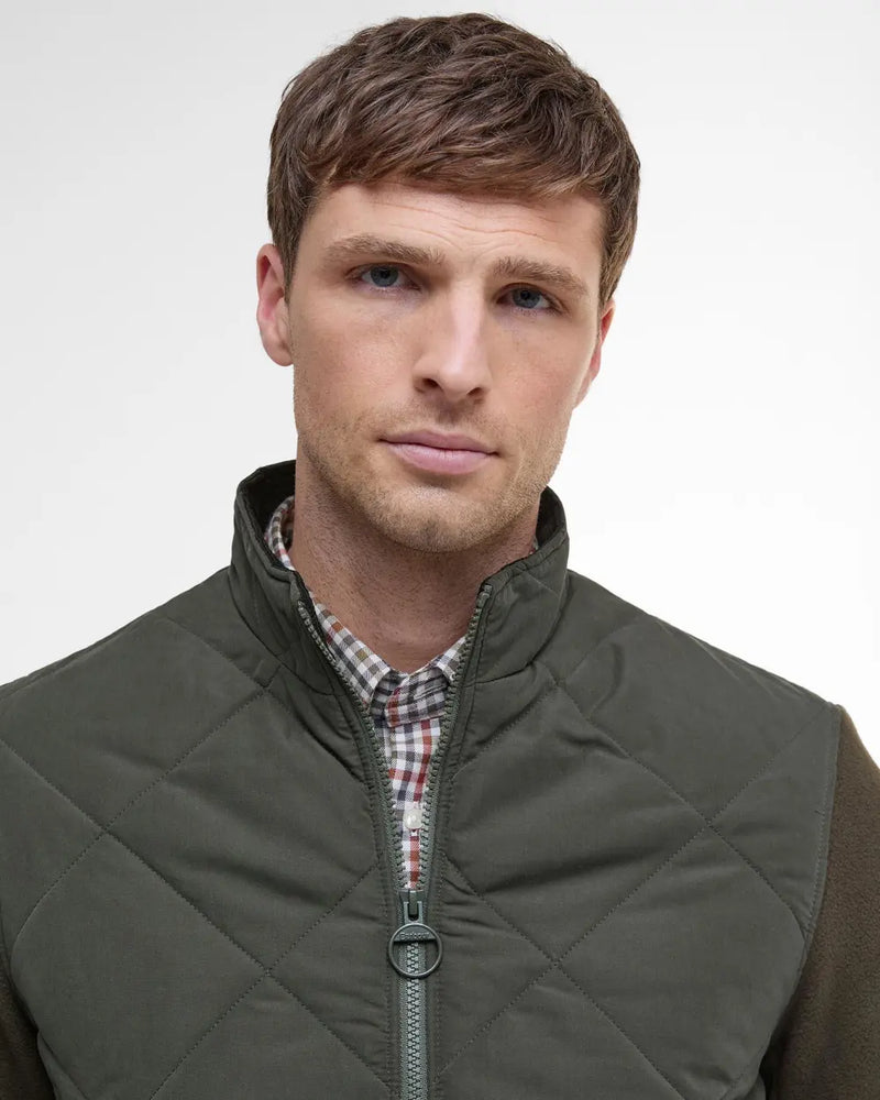 Afbeelding laden in Galerijviewer, Barbour Hybrid Fleece Jacket, olive

