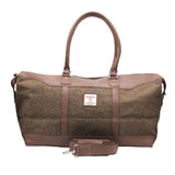 Harris Tweed Brodie Travel Bag, brown mix