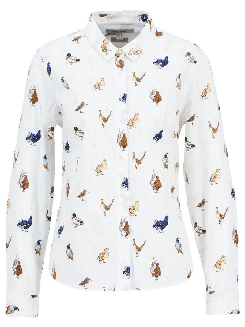 Afbeelding laden in Galerijviewer, Barbour Brambles Shirt, bird print
