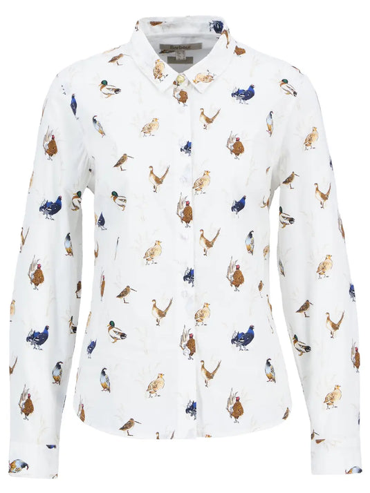 Barbour Brambles Shirt, bird print