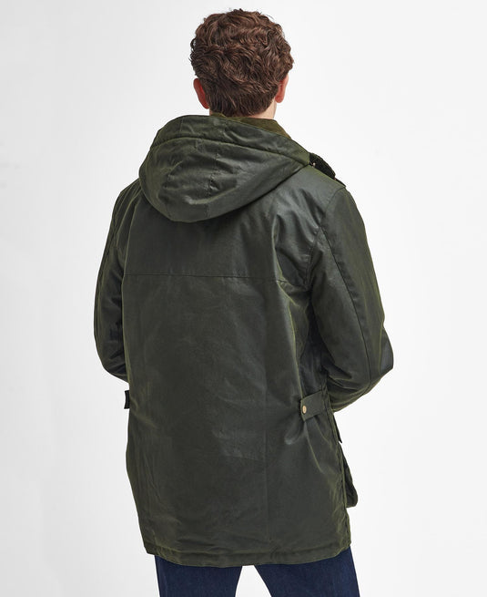 Barbour Bleaberry Wax Jacket, fern