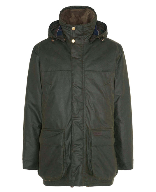 Barbour Bleaberry Wax Jacket, fern