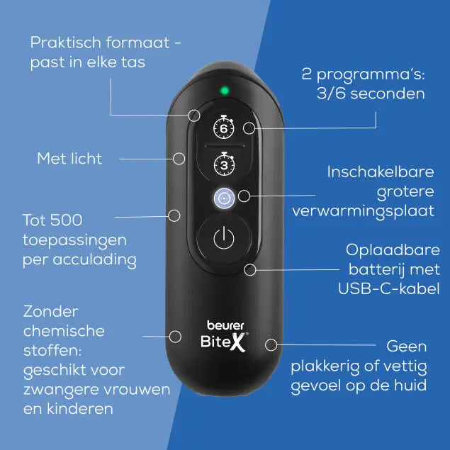 Beurer BiteX Max, insektenbeet heler