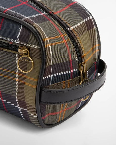 Barbour Tartan Washbag, classic