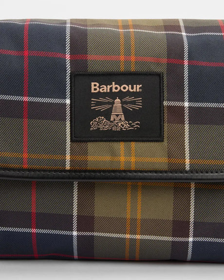 Barbour Tartan Hanging Washbag, classic