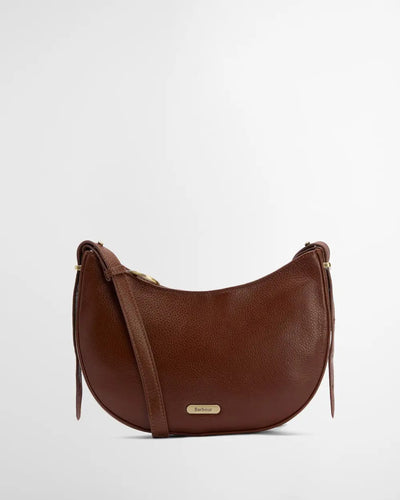Barbour Sorrel Leather Sling Bag, brown