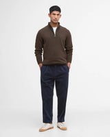 Barbour Essential Lambswool Half Zip, sandstone
