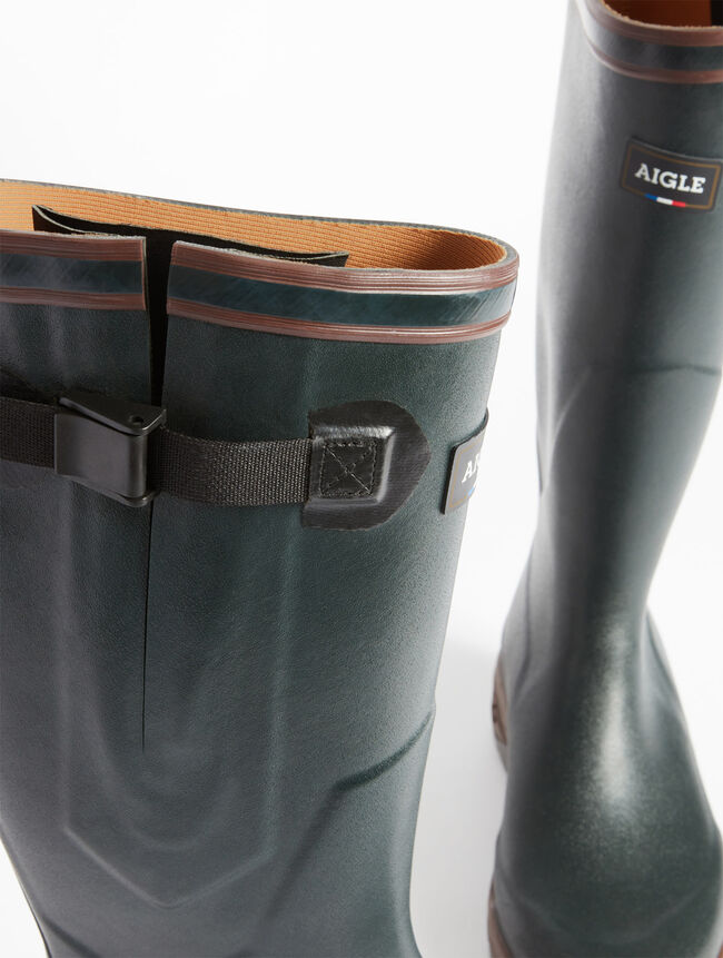 Aigle Parcours 2 Vario, verstelbare natuur rubberen laars, bronze