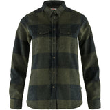 Fjällräven Canada Shirt W, deep forest/dark grey