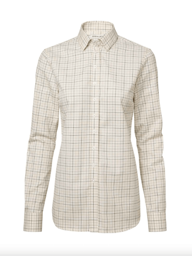 Chevalier Chorley Shooting Fit Shirt Women, rifle green tattersall