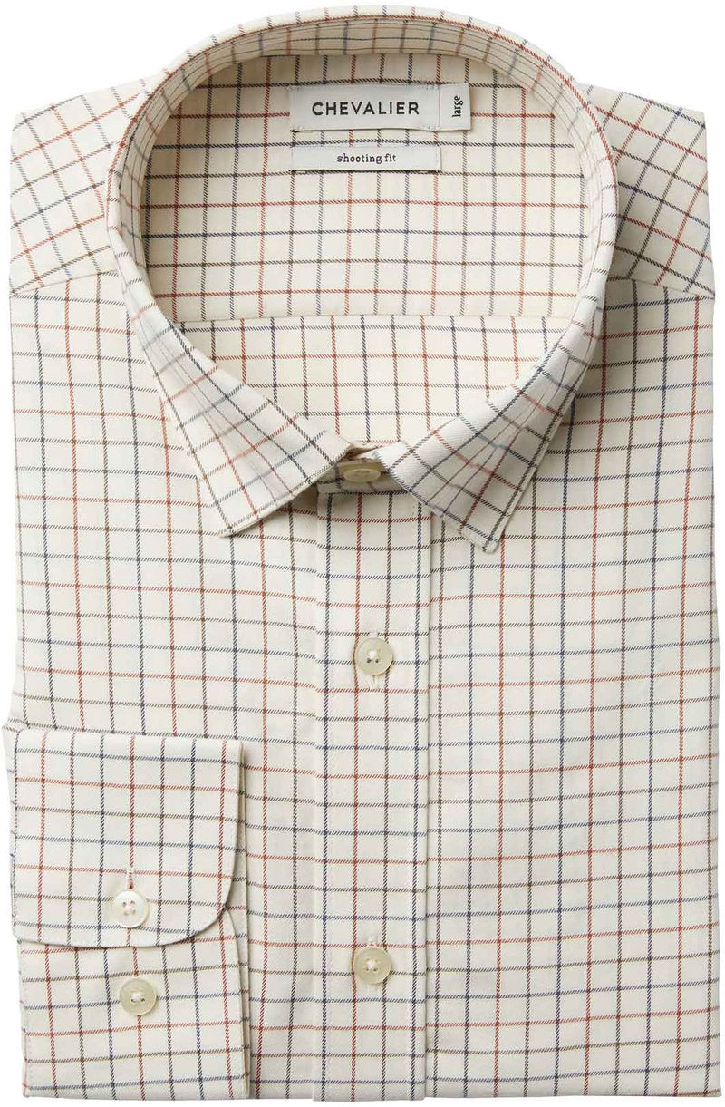 Load image into Gallery viewer, Chevalier Luton Shooting Fit Shirt Men, amber tatterrsall
