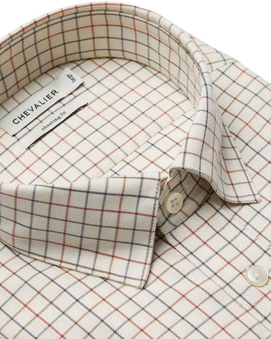 Chevalier Luton Shooting Fit Shirt Men, amber tatterrsall