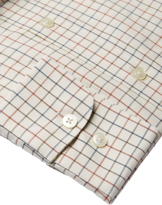 Chevalier Luton Shooting Fit Shirt Men, amber tatterrsall