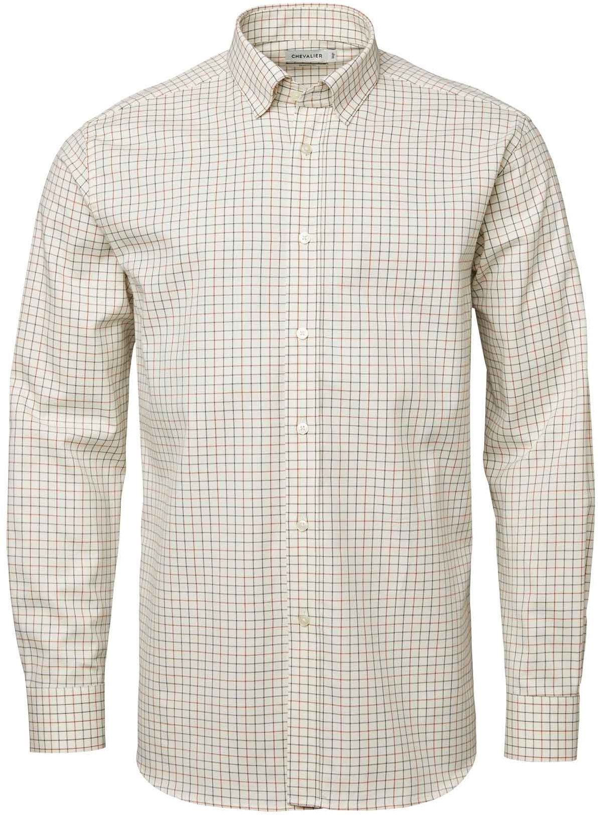 Chevalier Luton Shooting Fit Shirt Men, amber tatterrsall
